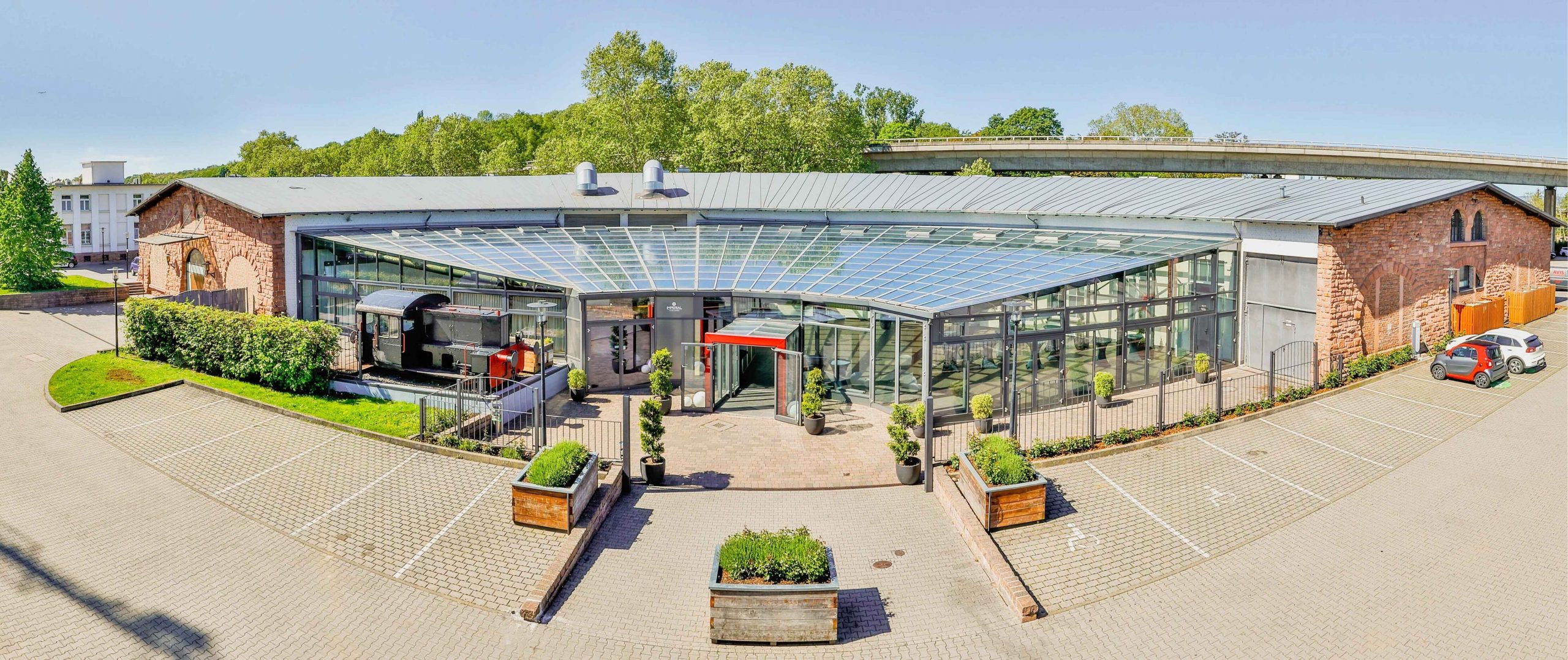 Eventlocation Alte Lockhalle Mainz Aussenansicht