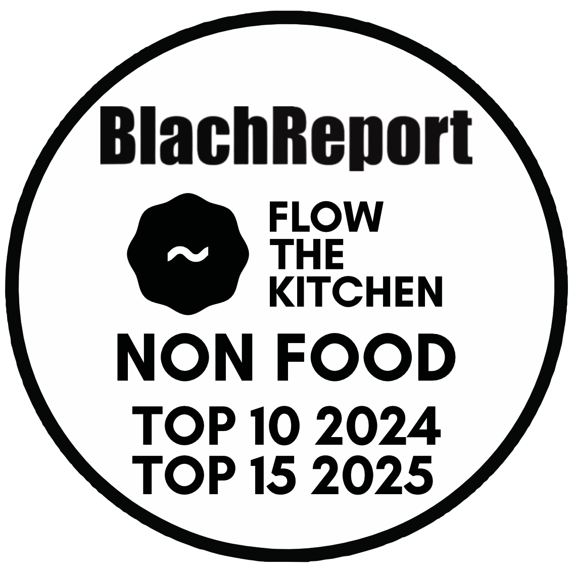 Auszeichnung Blach Report Non Food Top 10 2024 und Top 15 2025 für Flow The Kitchen – Catering-Service, Full-Service und Eventplanung
