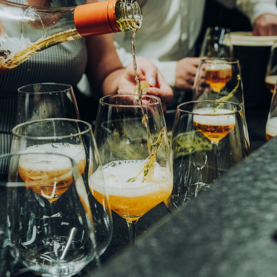 Mainyard Zeitreise Grundsteinlegung Flow Spritz FLOW THE KITCHEN