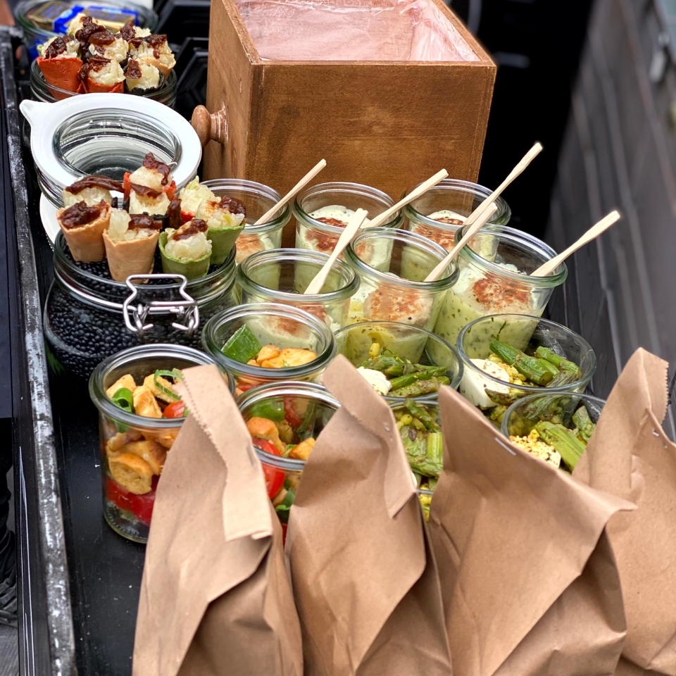 Börse Stuttgart Le Panther Sommerfest Fingerfood FLOW THE KITCHEN