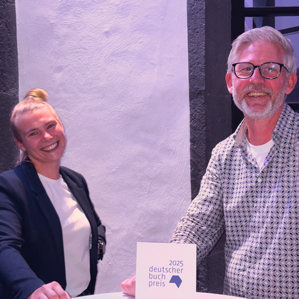 Deutscher Buchpreis im Römer seit 2018 FLOW THE KITCHEN Mitarbeiter vom deutschen Buchpreis