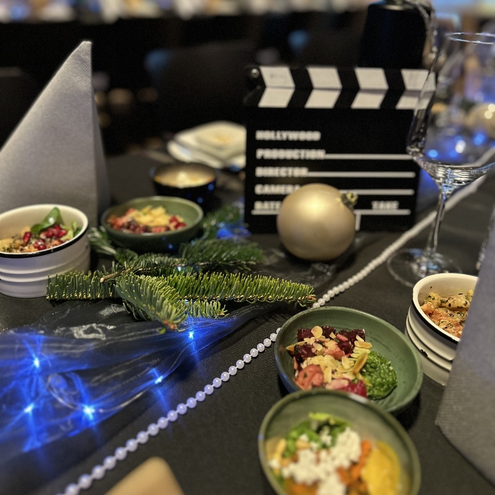 Miebach Consulting DFF Weihnachtsfeier Tischdeko FLOW THE KITCHEN