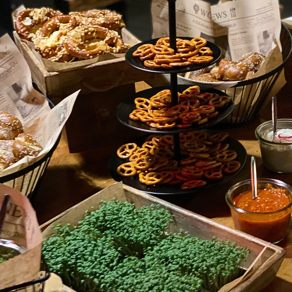 Coca Cola Oosten EM-Event Brezeln mit Dips FLOW THE KITCHEN 