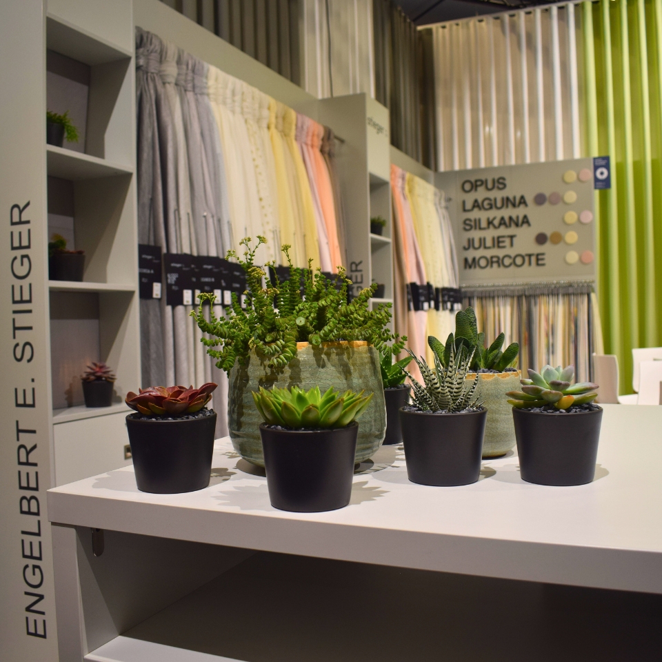 Heimtextil Trevira Messestand FLOW THE KITCHEN