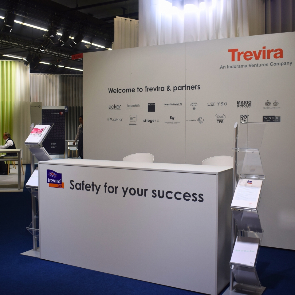 Heimtextil Trevira Messestand FLOW THE KITCHEN