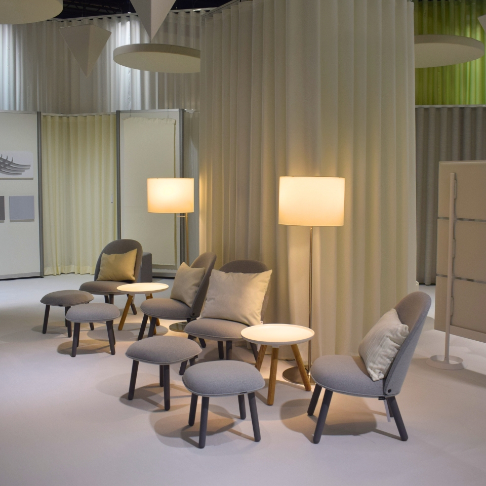 Heimtextil Trevira Sitzlounge FLOW THE KITCHEN