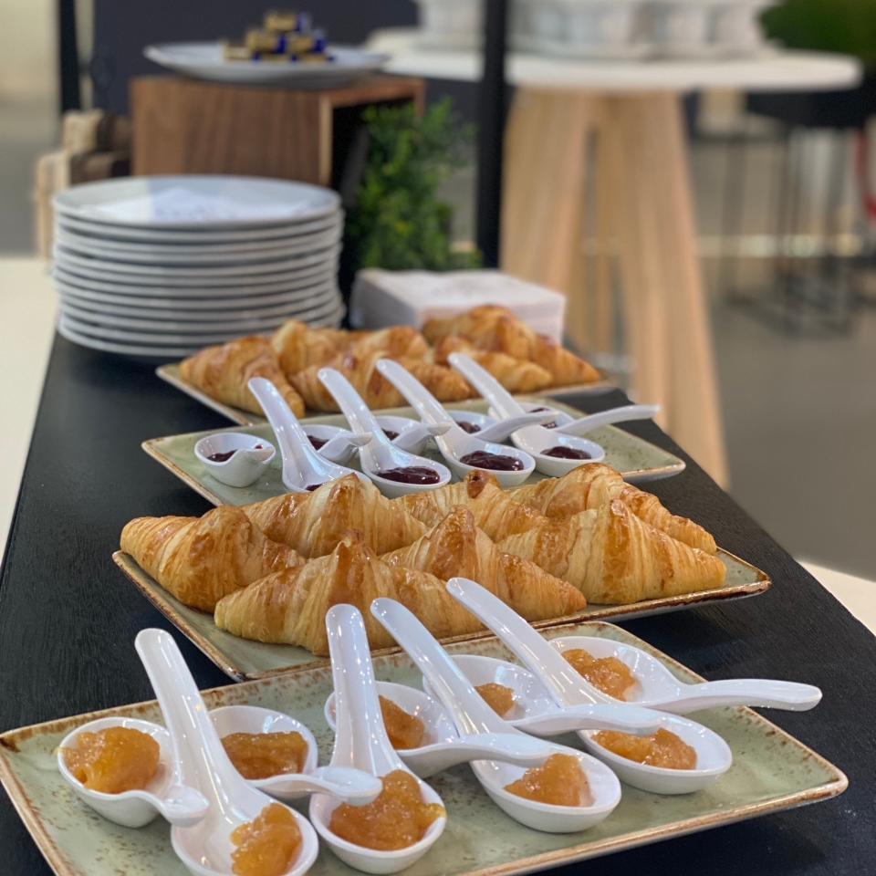 ISH Messe Brötje Remeha Baxi Croissants Frühstück FLOW THE KITCHEN