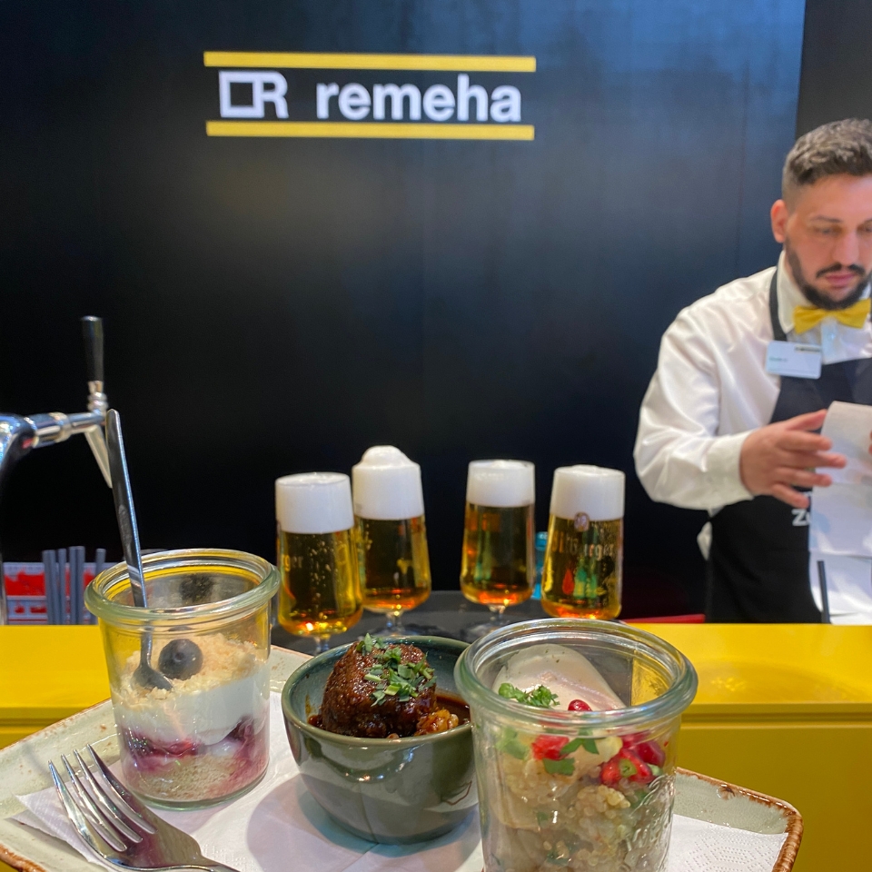 ISH Messe Brötje Remeha Baxi Fingerfood Drinks FLOW THE KITCHEN