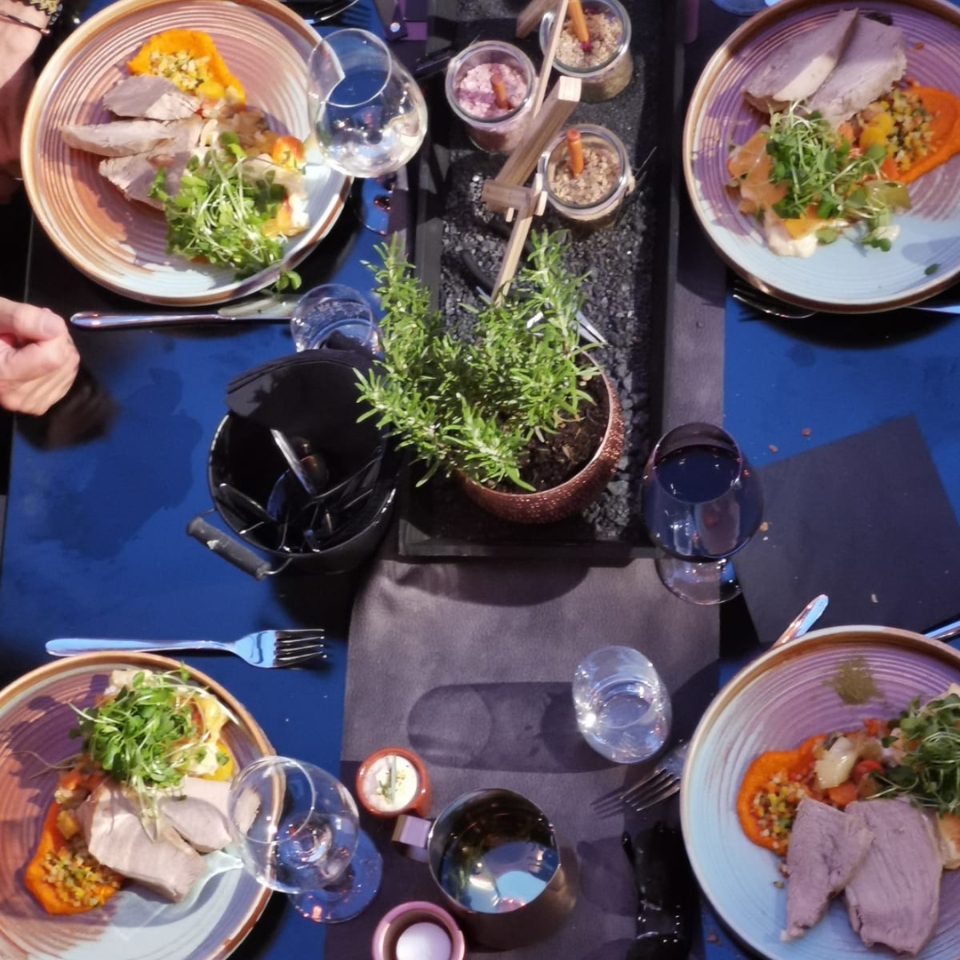 Opel Pure-liner Schiff Dinner FLOW THE KITCHEN
