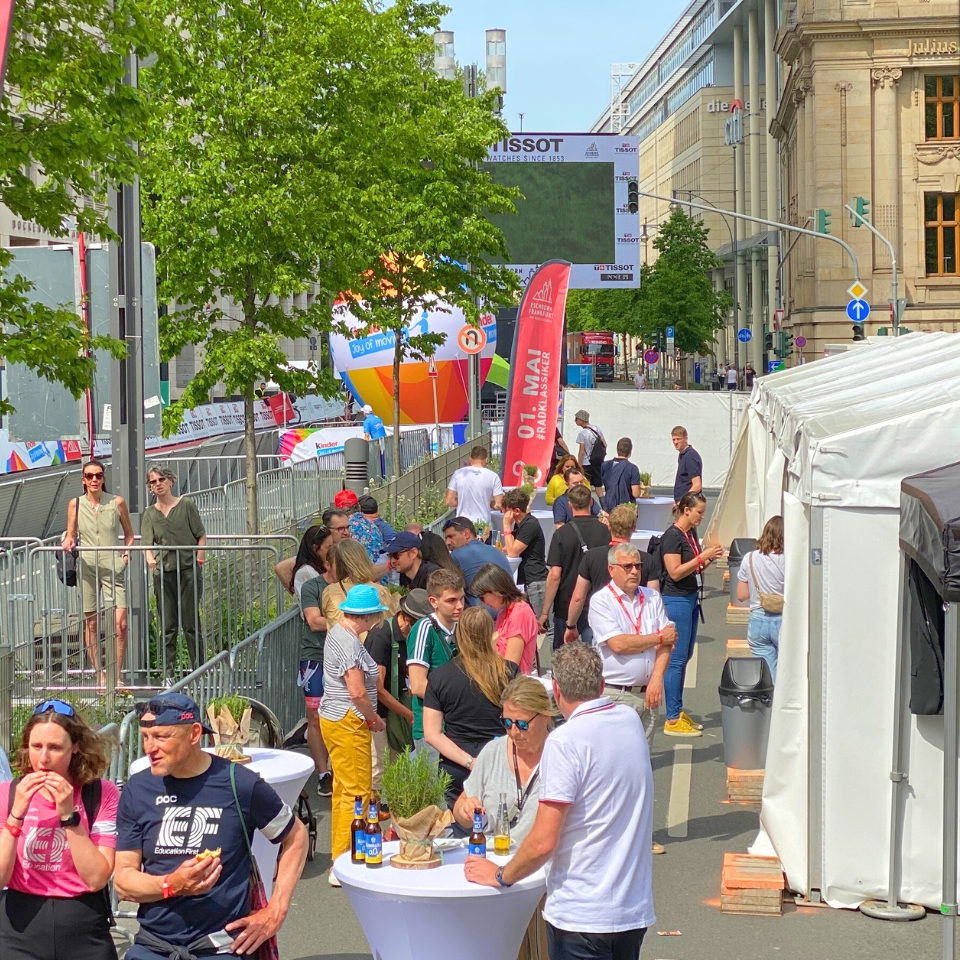 Radrennen Frankfurt Eschborn FLOW THE KITCHEN