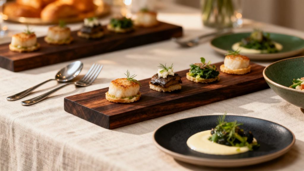 Food Stations im Premium-Format — vom Buffet zum kuratierten Erlebnis